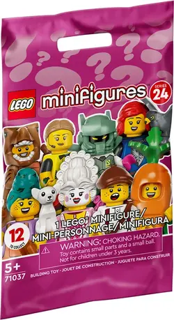 مینی فیگورهای کلکسیونی لگو سری 24 (71037) پک کامل 12 عددی - LEGO Collectible Minifigures Series 24 (71037)