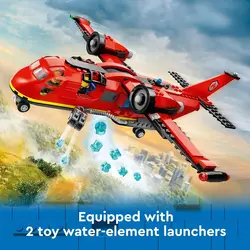 لگو سری سیتی مدل هواپیمای نجات آتش نشانی 60413 - LEGO City Fire Rescue Plane 60413