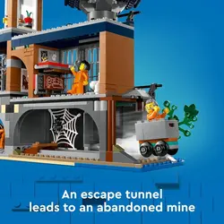 لگو سری سیتی مدل زندان در جزیره آلکاتراز ۶۰۴۱۹ - LEGO City Police Prison Island 60419-Toy Building Set with Creative Police Helicopter
