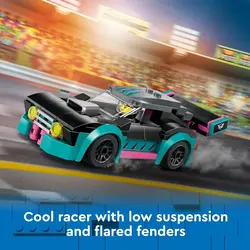 لگو سری سیتی مدل ماشین مسابقه و کامیون حمل و نقل ماشین 60406 - LEGO City Race Car and Car Transporter Truck 60406