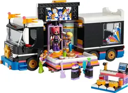 لگو سری فرندز مدل اتوبوس تور موسیقی پاپ استار 42619 - LEGO Friends Pop Star Music Tour Bus 42619