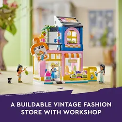 لگو سری فرندز مدل فروشگاه پوشاک قدیمی 42614 - LEGO Friends Vintage Clothing Store 42614