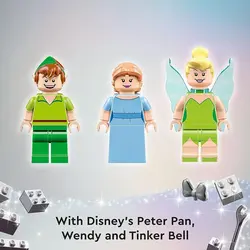 لگو سری دیزنی مدل پرواز پیتر پن و وندی بر فراز لندن 43232 - LEGO DISNEP 43232 Peter Pan & Wendy's Flight Over London