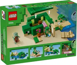 لگو سری ماینکرفت مدل خانه ساحلی لاک پشت 21254 - LEGO Minecraft Turtle Beach House 21254