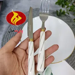 کارد و چنگال یونیک طرح مارپیچ 12عددی