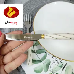 کارد و چنگال یونیک طرح مارپیچ 12عددی
