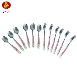 ست قاشق و چنگال 12پارچه طرح آنجل