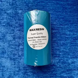 ریبون پرینتر لیبل زن  مدل Wax Resin 110mm x 300m