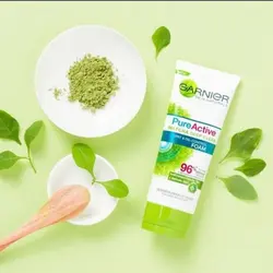 فوم شستشو گارنیر مدل Pure Active Matcha حجم 100میل
