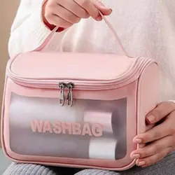 کیف آرایشی ضد آب واش بگ اورجینال(wash bag) - رنگ صورتی ا Washbag