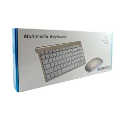 مینی کیبورد و موس بیسیم مدل مولتی مدیا Multimedia