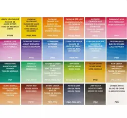 آبرنگ‌۲۴ رنگ  قرص کوچک وینزور