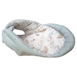 تشک گارددار ست 4 تکه طرح رنگین کمان آبی