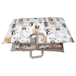 ست تشک و پتو نوزاد3 تکه طرح شیر