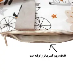 ست تشک و پتو نوزاد3 تکه طرح شیر