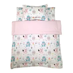 ست تشک و پتو نوزاد3 تکه طرح خرگوش