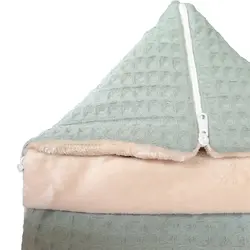 پتو و قنداق نوزاد طرح سبز آبی