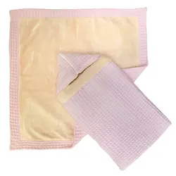 پتو و قنداق نوزاد طرح صورتی