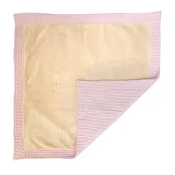 پتو و قنداق نوزاد طرح صورتی