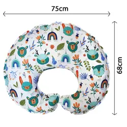 بالش شیر دهی طرح رنگین کمان