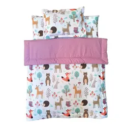 ست تشک و پتو نوزاد 3 تکه طرح حیوانات