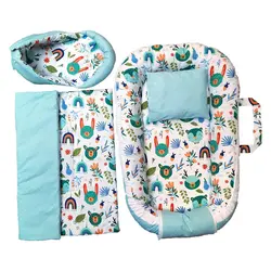 تشک گارددار ست 4 تکه طرح رنگین کمان