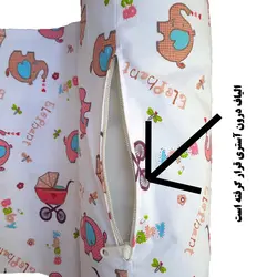 ست تشک و پتو نوزاد 3 تکه طرح کالسکه