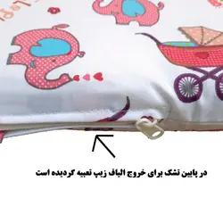 ست تشک و پتو نوزاد 3 تکه طرح کالسکه