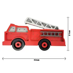 چراغ خواب کودک طرح ماشین آتش نشانی
