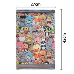 جعبه اسباب بازی کودک طرح حیوانات عروسکی