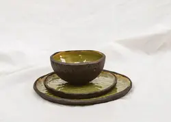 ظروف دفرمه سفالی