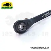 آچار رینگ جغجغه ای لایت ژاپن دم موشی سایز 19 - 17 مدل RH-1719-BC
