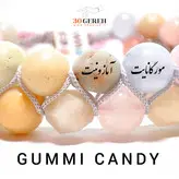 دستبند سنگی اصل سنگ معدنی آمازونیت و مورگانایت رنگ پاستیلی دخترانه