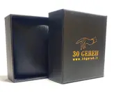 دستبند چرم طبیعی و زنجیر کارتیر استیل ترکیبی زیگزاگ در سی گره