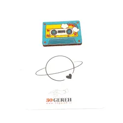 پیکسل چوبی پین چوبی لباس و کیف خاص طرح نوار کاست