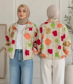 بامبر جاکت سوزن دوزی