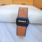 ساعت مردانه بند چرمی اوریس روز شمار