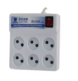 محافظ شش خانه رسام الکتریک با مغزی پلی آمید سیم 5 متری