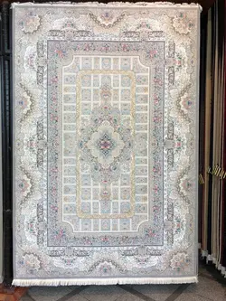 فرش ستاره کویر یزد کلکسیون نقش جهان 1000شانه کد HI-E042-2030