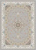 فرش ستاره کویر یزد کلکسیون ستارگان کویر ۱۵۰۰ شانه کد E500-1073 رنگ طوسی