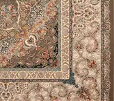 فرش ستاره کویر یزد کلکسیون ستارگان کویر ۱۵۰۰ شانه کد E500-1073 رنگ طوسی