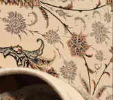 فرش ستاره کویر یزد کلکسیون ستارگان کویر ۱۵۰۰ شانه کد E502-1003رنگ کرم