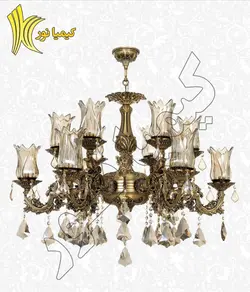 لوستر روژان آلومینیوم آنتیک