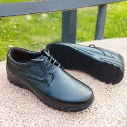 کفش چرم مدل 1851 زیره پی یو مدل یریش