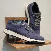 کفش روزمره مردانه مدل چرم طبیعی yerish رنگ آبی