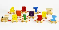 قطار چوبی آموزش اعداد