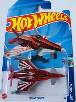 هواپیما فلزی هات ویلز «پویسون اَررو»      Hot Wheels Poison Arrow Sky Show 2/5 45/250