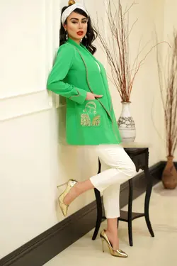 مانتو مازراتی، جیب پولک کاری طرح چهره