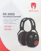 گوشی ایرماف ایمنی صداگیر ولوم دار ریندر REINDEER RE-8005 ( دارای تائیدیه از مرکز تحقیقات وزارت کار )