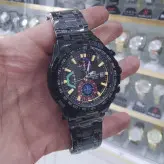 ساعت کاسیو ادیفایس مردانه 3 موتور فعال کرنو تقویم دار ساعت سنگین رنگ ثابت استیل ضدآب ارسال رایگان همراه با جعبه رایگان